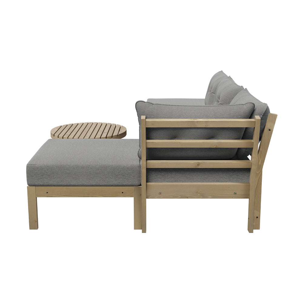 Livsip Outdoor Lounge Sofa Set 7 Piece Garden Furniture Grey-Outdoor Sofa Sets-PEROZ Accessories