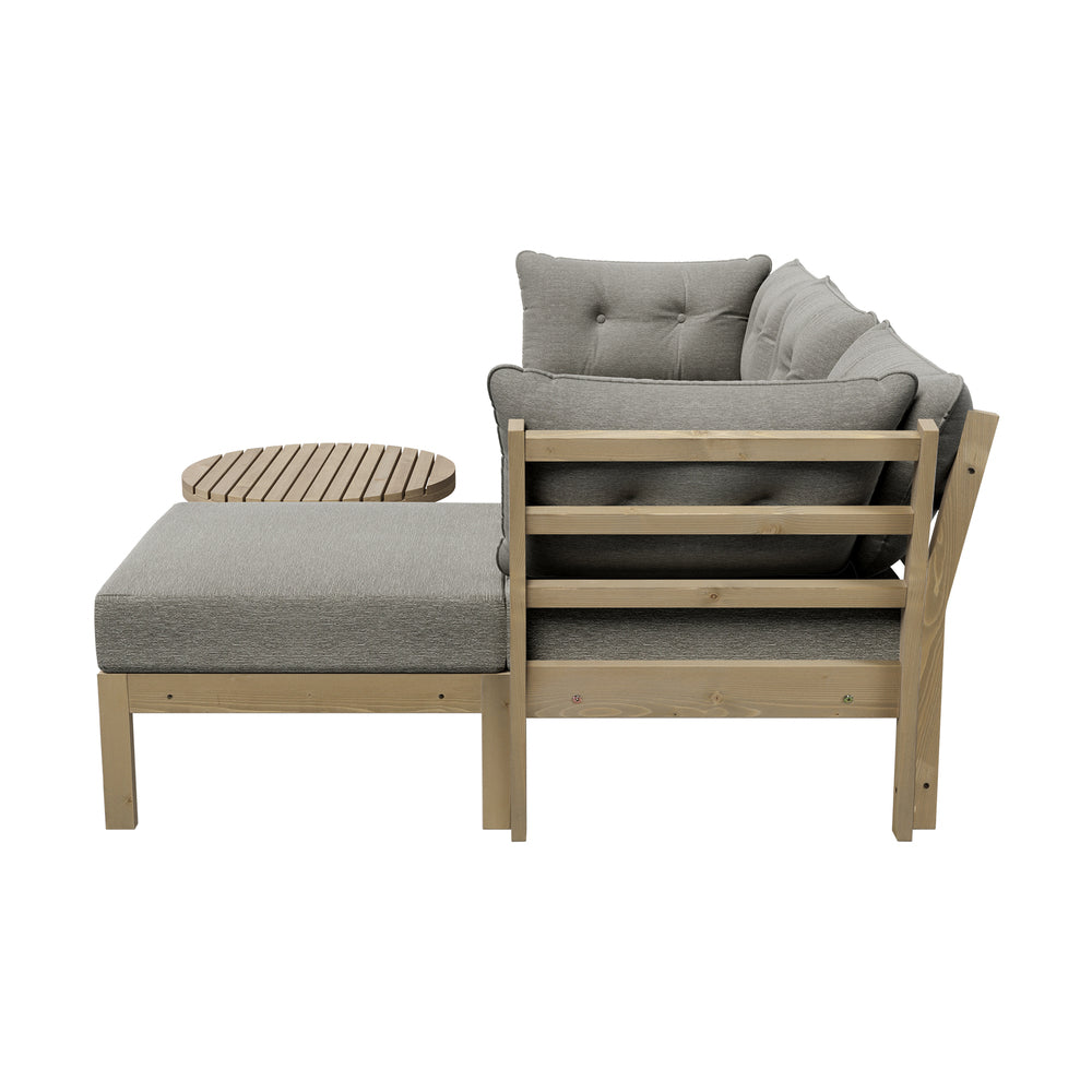 Livsip 5 Piece Outdoor Furniture Set Garden Lounge Sofa-Outdoor Sofa Sets-PEROZ Accessories