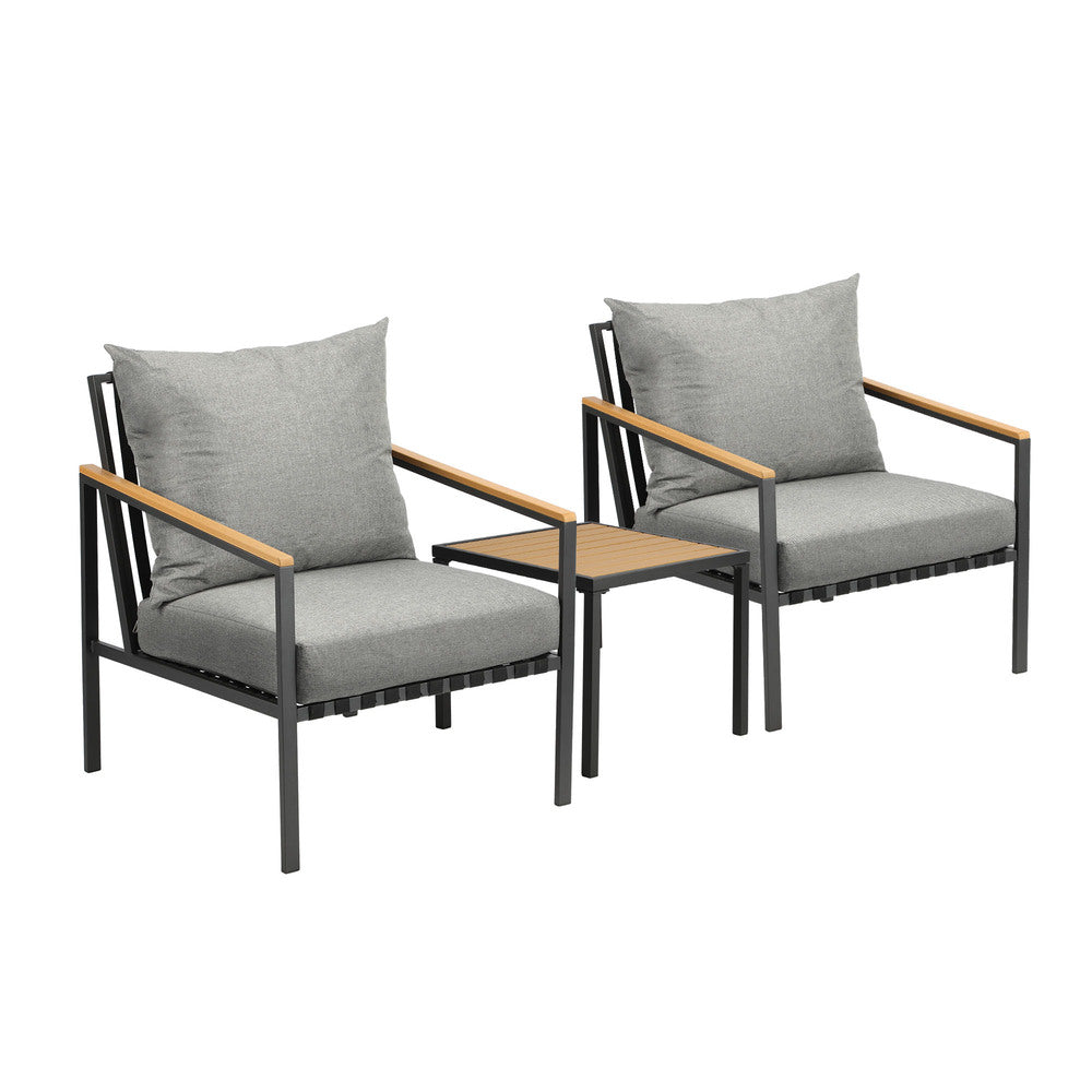 Livsip Outdoor Lounge Chairs & Table Sofa Set Dining Setting Patio Furniture-Outdoor Patio Sets-PEROZ Accessories