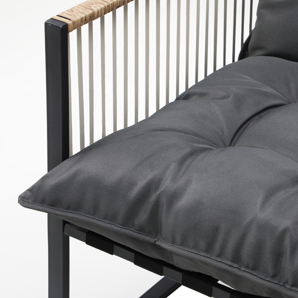 Livsip 4 Piece Outdoor Furniture Setting Garden Patio Lounge Sofa Table Chairs-Outdoor Patio Sets-PEROZ Accessories