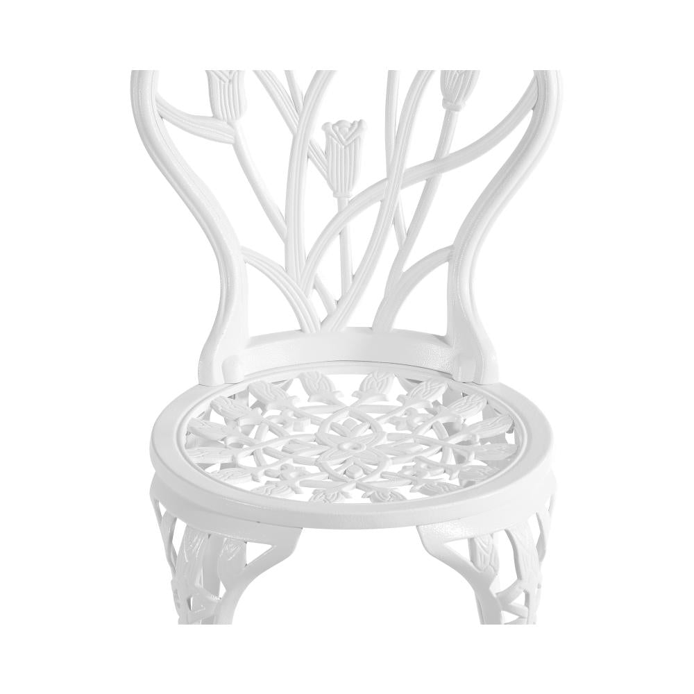 Livsip 3 Piece Outdoor Furniture Setting Chairs Table Bistro Patio Dining Set-Outdoor Patio Sets-PEROZ Accessories