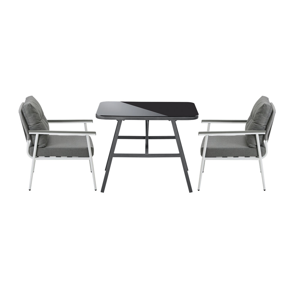 Livsip Outdoor Dining Set Patio Table and Chairs 3PCS-Outdoor Dining Set-PEROZ Accessories