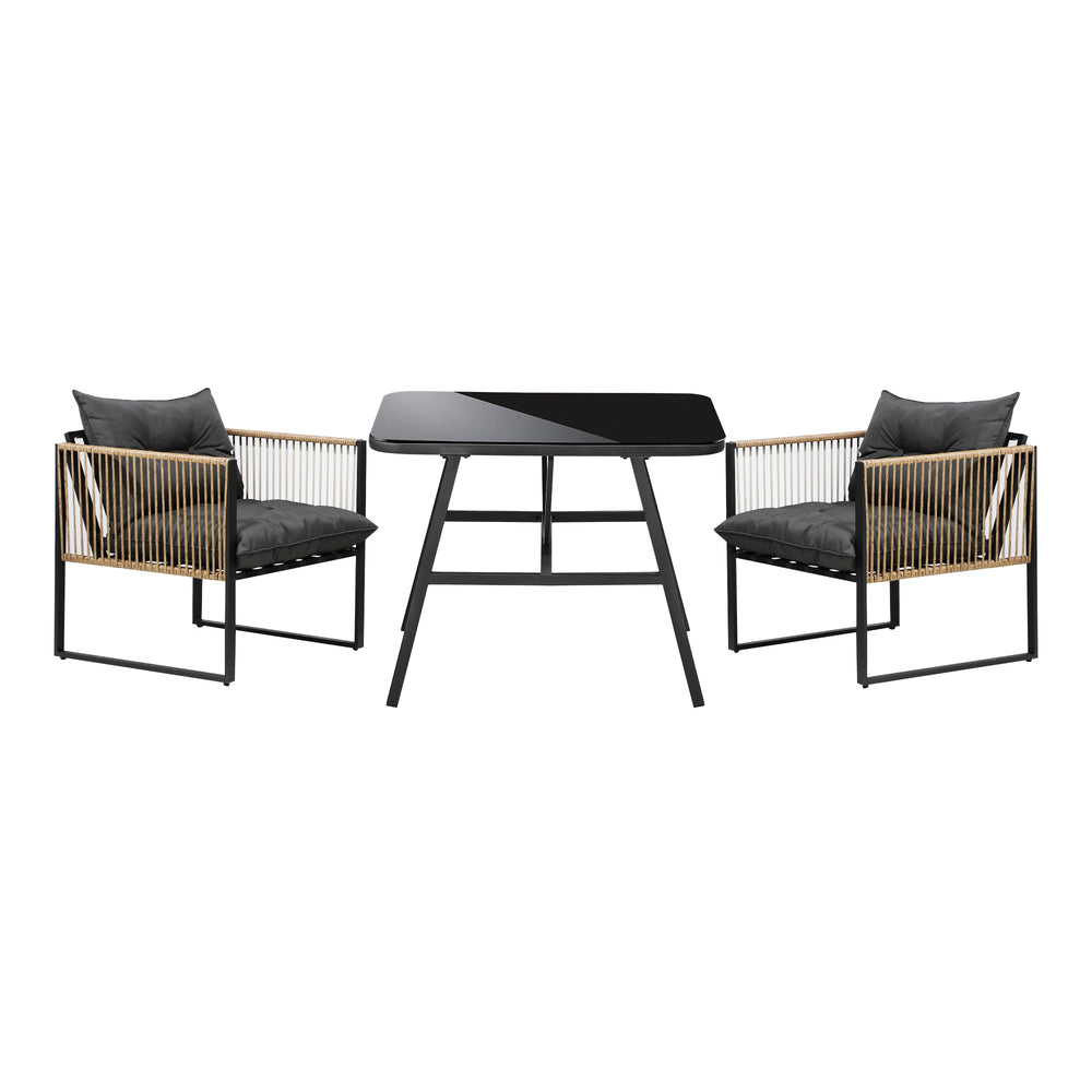 Livsip Outdoor Dining Set Patio Table Chairs Set-Outdoor Patio Sets-PEROZ Accessories