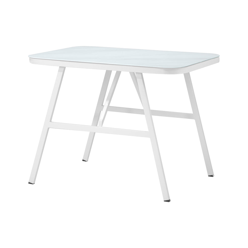Livsip Outdoor Dining Table Patio Indoor White Marble-style-Outdoor Dining Set-PEROZ Accessories