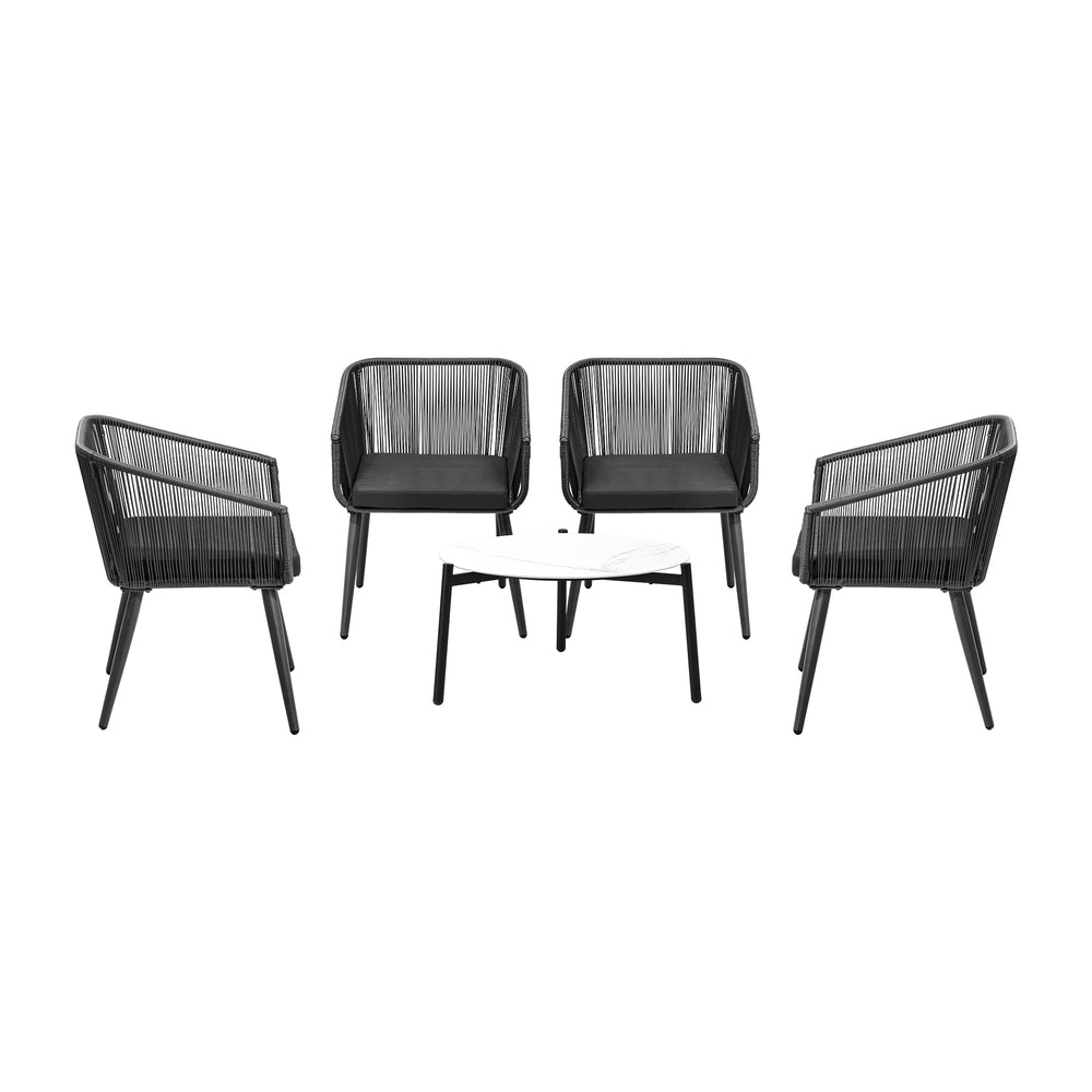 Livsip Outdoor Lounge Setting Furniture 5 Piece Patio Set-Outdoor Patio Set-PEROZ Accessories