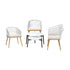 Livsip 6PCS Outdoor Patio Set White Table Sets Polyester Chair Rope-Outdoor Patio Set-PEROZ Accessories