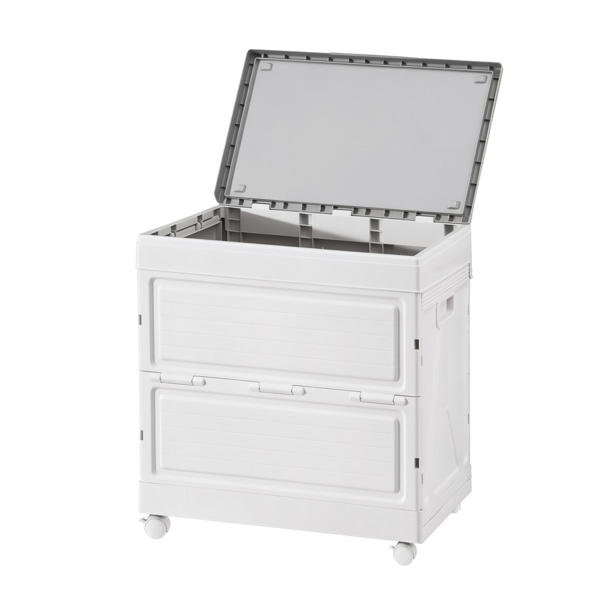 Gardeon 159L Outdoor Storage Box Stackable Cupboard Camping Organizer Wheels-Home & Garden > Storage > Storage Boxes-PEROZ Accessories