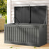 Gardeon Outdoor Storage Box 270L Container Lockable Garden Bench Tool Shed Grey-Outdoor Storage Boxes-PEROZ Accessories