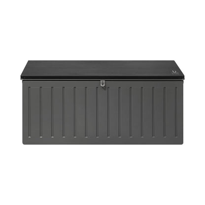 Livsip Outdoor Storage Box Bench 490L Cabinet Container Garden Deck Tool Grey-Outdoor Storage Boxes-PEROZ Accessories