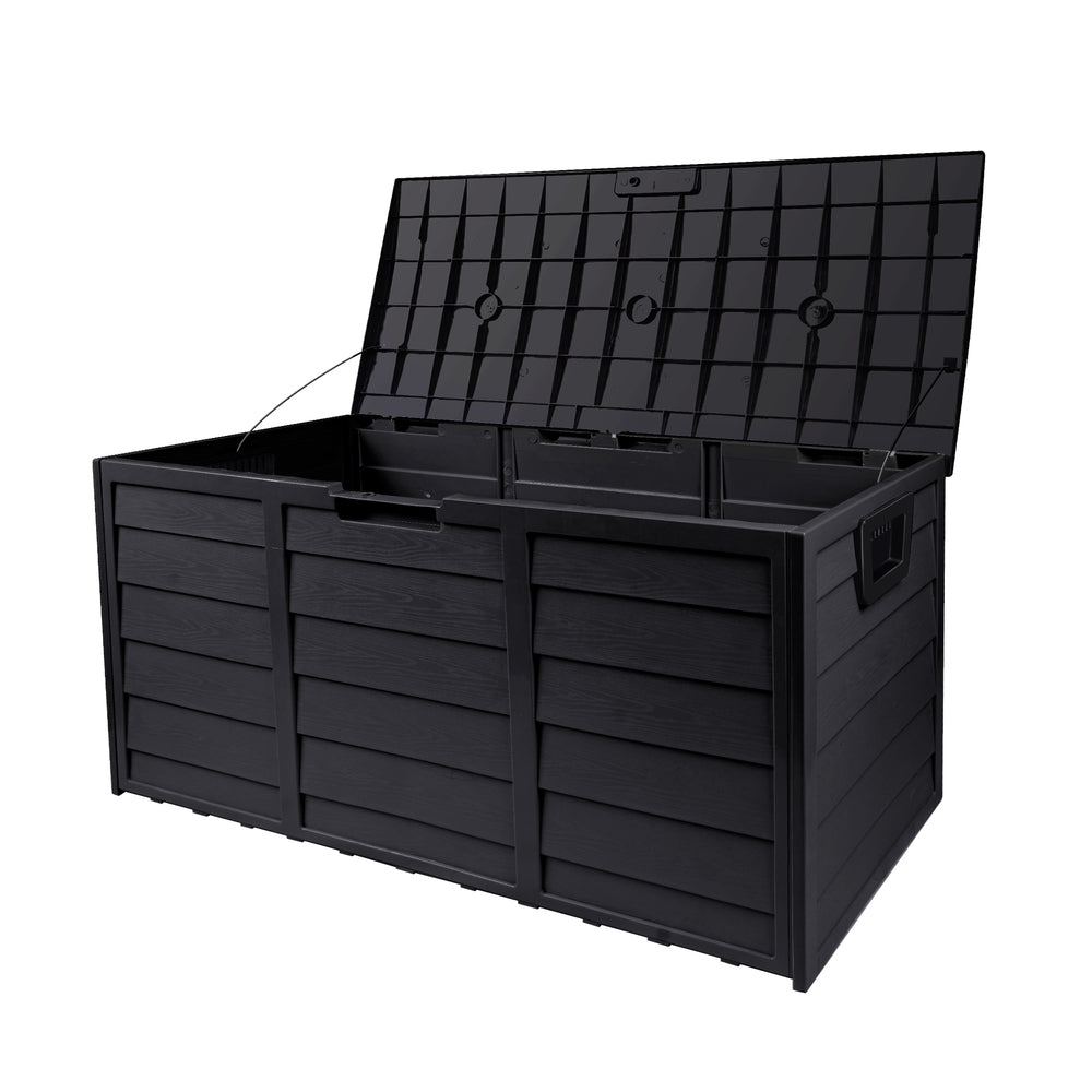 Livsip Outdoor Storage Box Cabinet Container Garden Chest Deck Tool Lockable 290L-Outdoor Storage Boxes-PEROZ Accessories