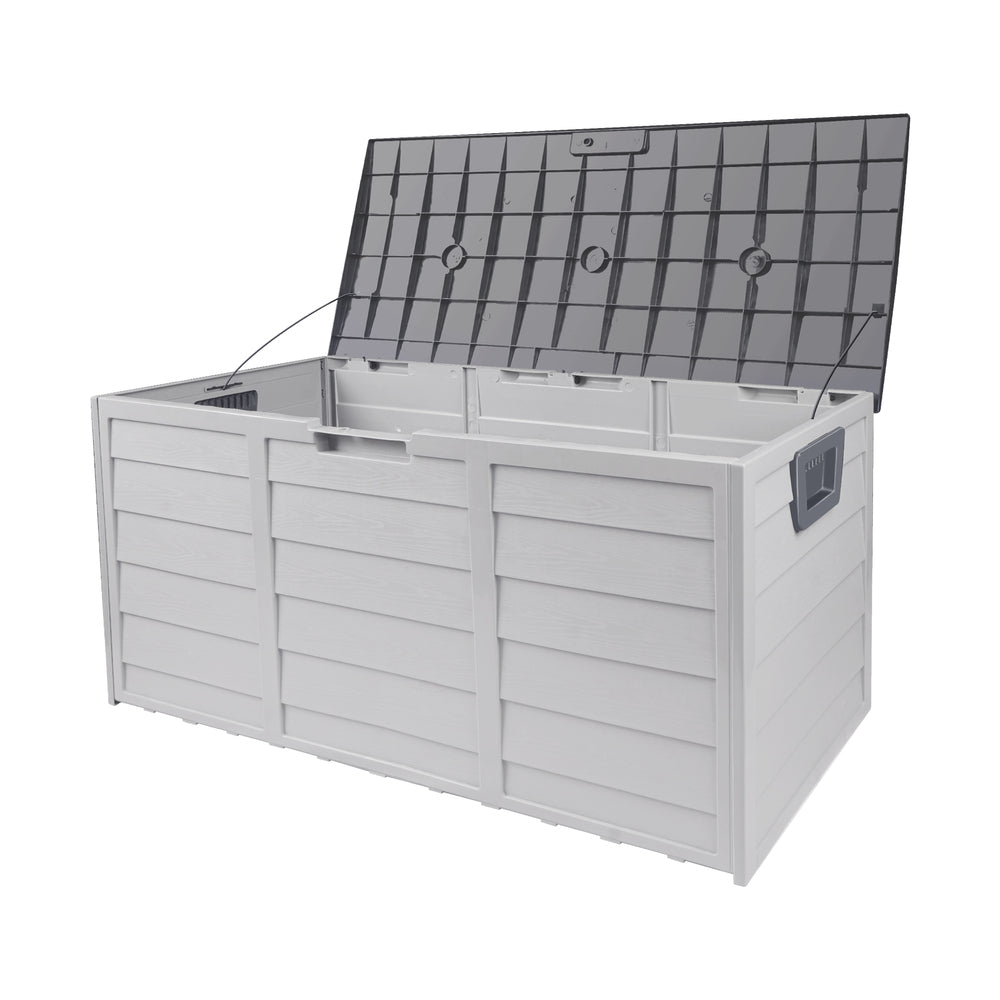 Livsip 290L Outdoor Storage Box Cabinet Container Garden Shed Deck Tool Lockable-Outdoor Storage Boxes-PEROZ Accessories