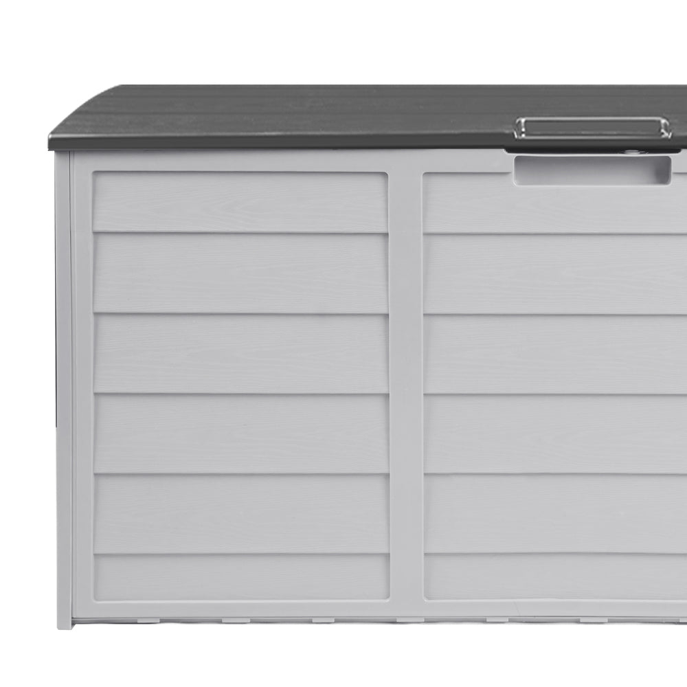 Livsip 290L Outdoor Storage Box Cabinet Container Garden Shed Deck Tool Lockable-Outdoor Storage Boxes-PEROZ Accessories