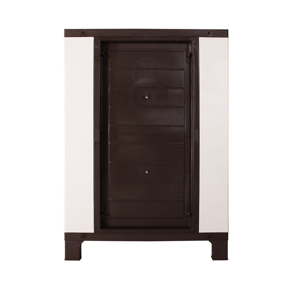 Livsip Garden Shed Outdoor Storage Cabinet with Adjustable Shelf and Lockable Door Beige-Outdoor Storage Cabinets-PEROZ Accessories