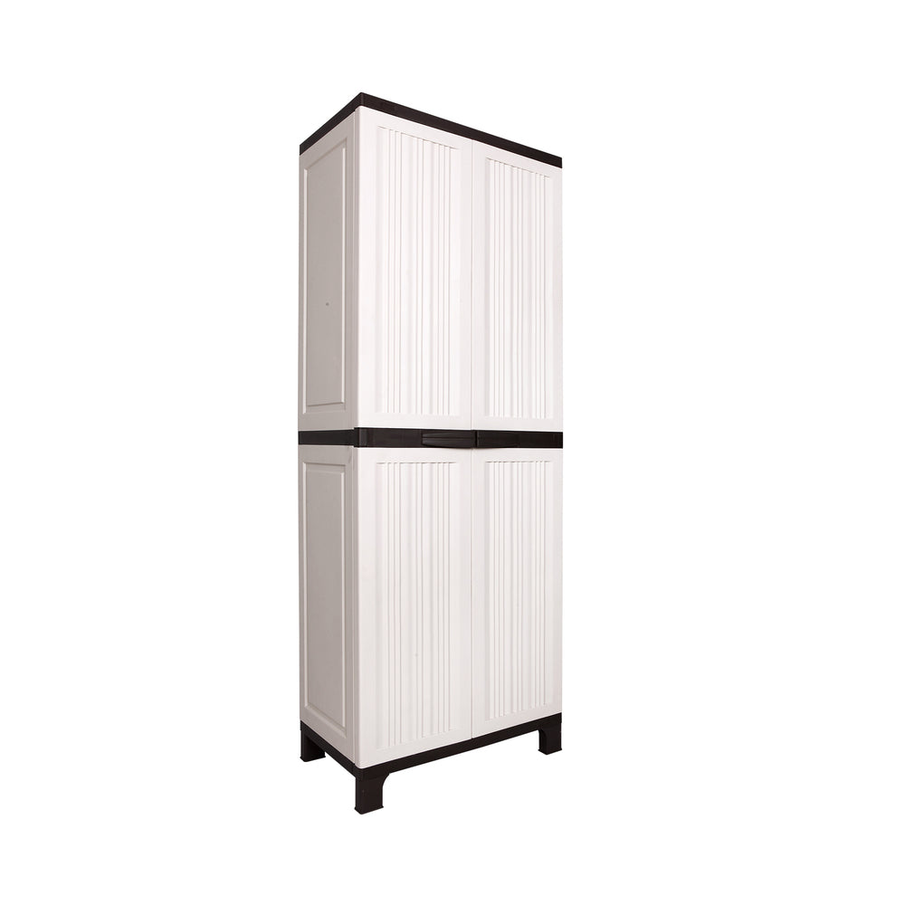 Livsip Outdoor Storage Cabinet Box Garage Garden Cupboard Adjustable Lockable-Outdoor Storage Cabinets-PEROZ Accessories