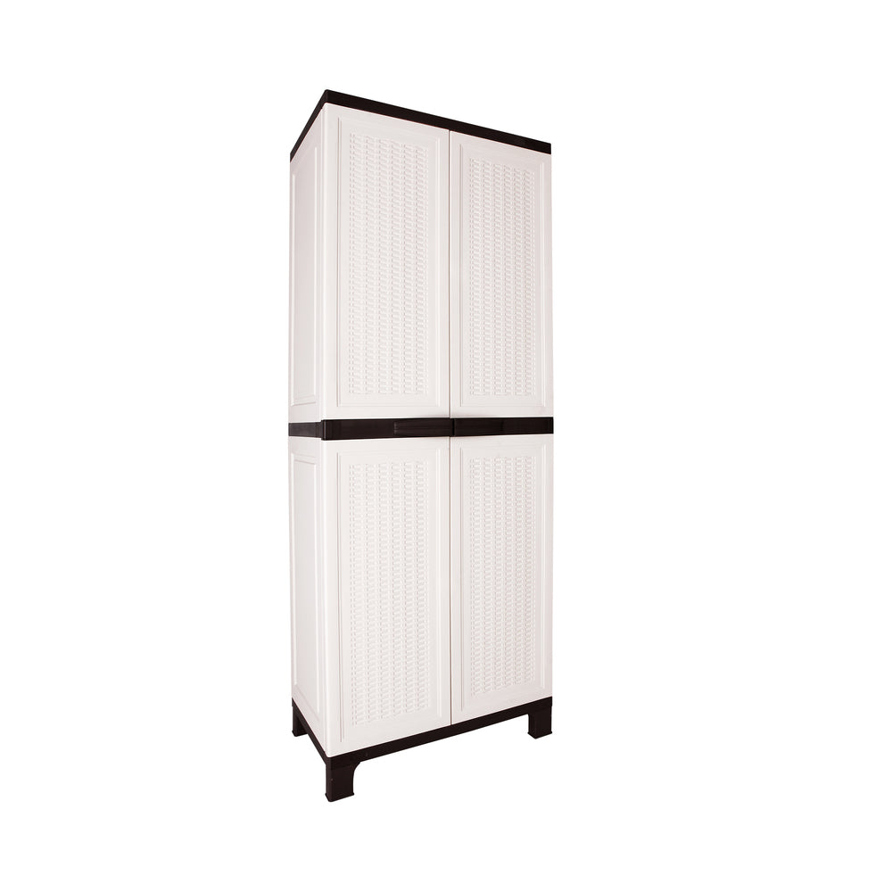 Livsip Outdoor Storage Cabinet Box Garage Cupboard Garden Adjustable Lockable-Outdoor Storage Cabinets-PEROZ Accessories