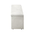 Oikiture Storage Ottoman Blanket Box XL Polyester Beige-Ottoman-PEROZ Accessories