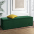 Artiss Storage Ottoman Blanket Box 140cm Velvet Green-Ottomans-PEROZ Accessories