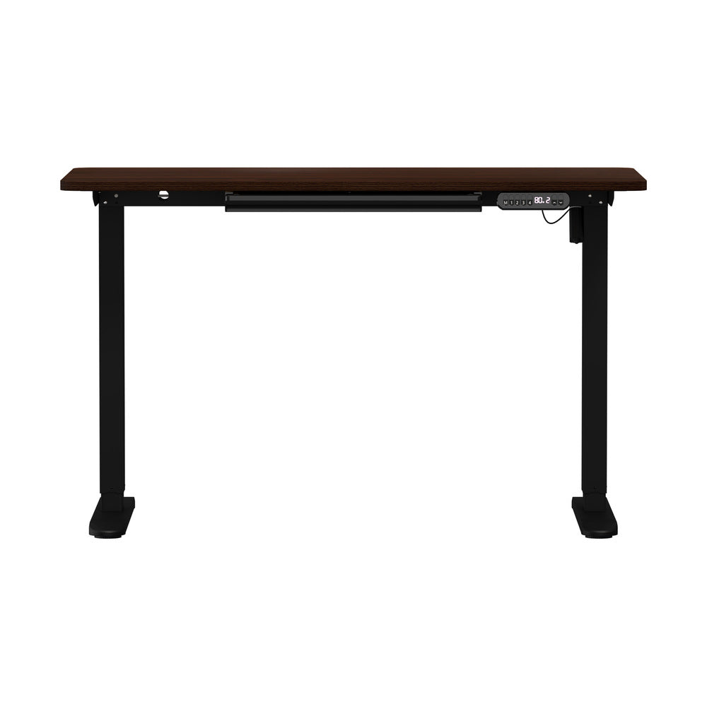 Oikiture 120cm Electric Standing Desk With Drawer Adjustable Black-Standing Desk-PEROZ Accessories