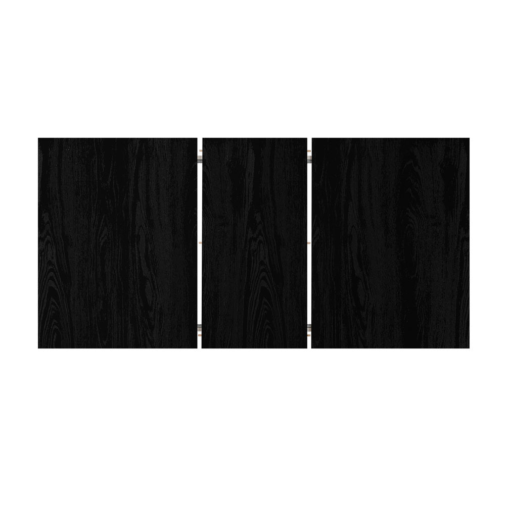 Oikiture 160cm Extendable Dining Table with 4PCS Chairs PU Leather-Dining Set-PEROZ Accessories