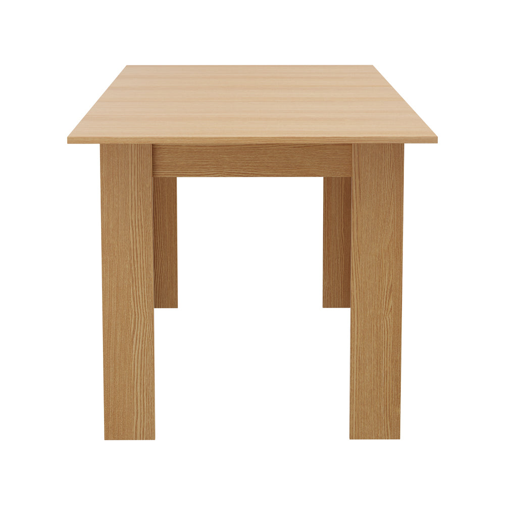 Oikiture 200cm Extendable Dining Table Cafe Table Natural-Dining Table-PEROZ Accessories