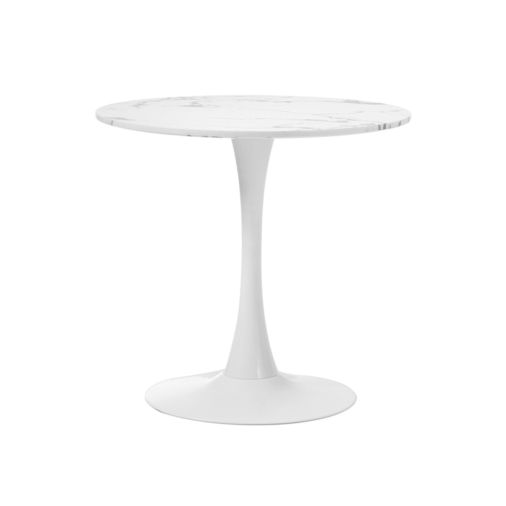 Oikiture 60cm Round Dining Table with 2PCS Dining Chairs Velvet Green-Dining Sets-PEROZ Accessories