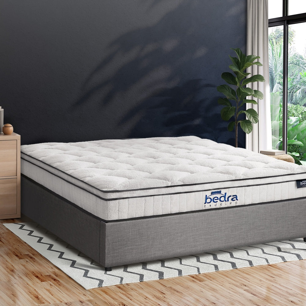 Oikiture Bed Frame Double Size Storage Platform with Mattress-Bed Frame-PEROZ Accessories