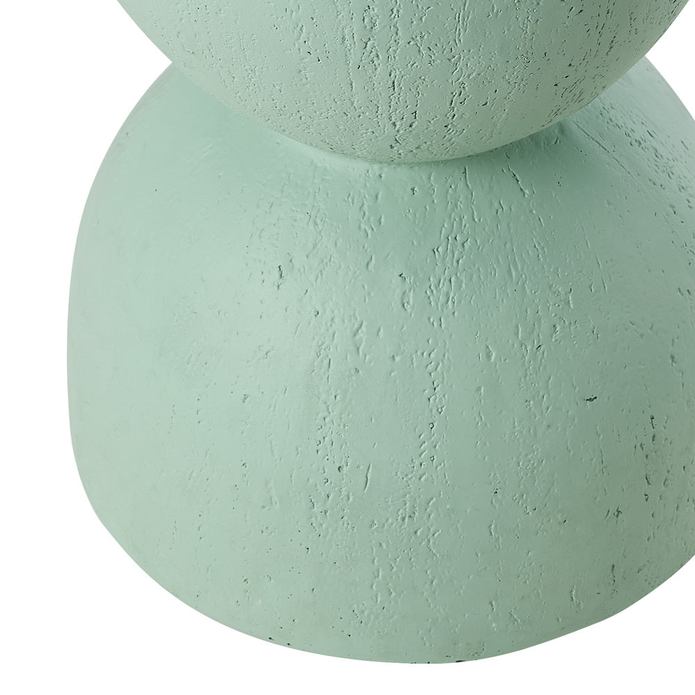 Oikiture Side Table Coffee Tables Stand Stone Green-Side Tables-PEROZ Accessories