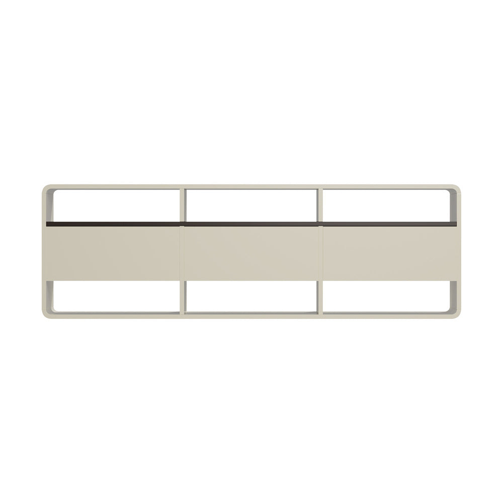Oikiture TV Cabinet Entertainment Unit Stand 3 Drawers 6 Open Shelves 140cm-Entertainment Unit-PEROZ Accessories