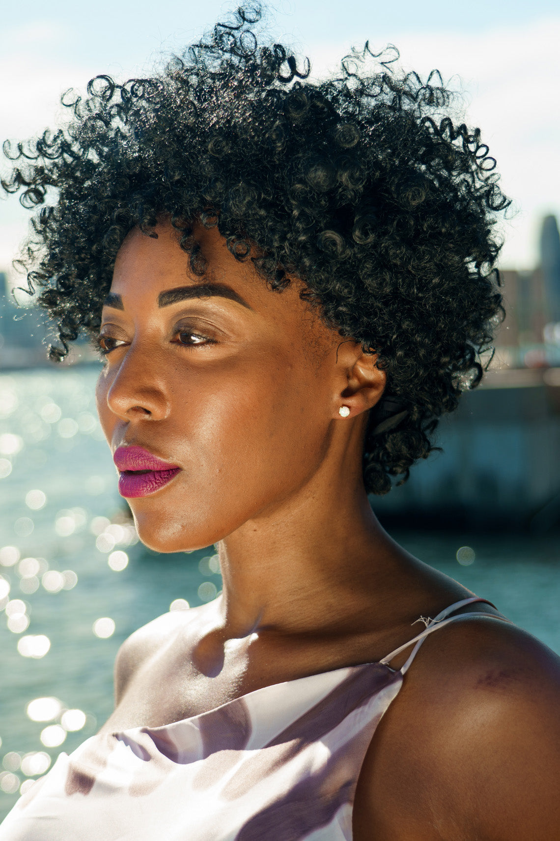 OPAL GLOW WHITE CREATED OPAL STUD EARRINGS SILVER-PEROZ Accessories