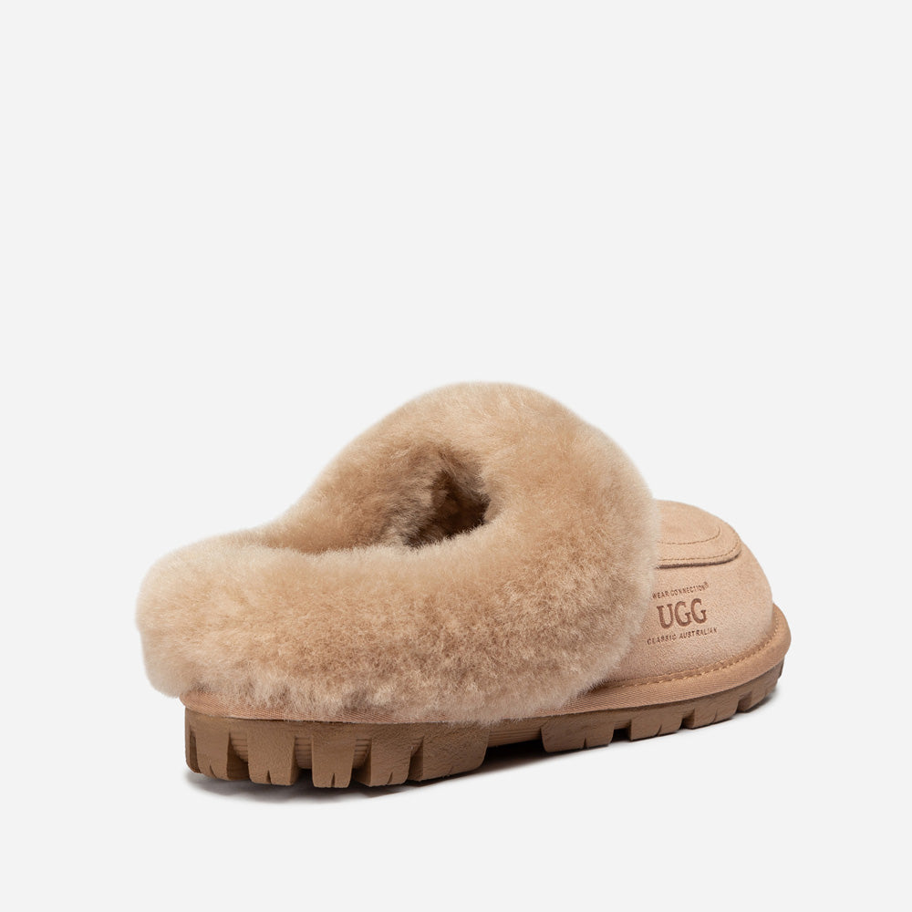 Ozwear Coquette Shearling Mule-PEROZ Accessories