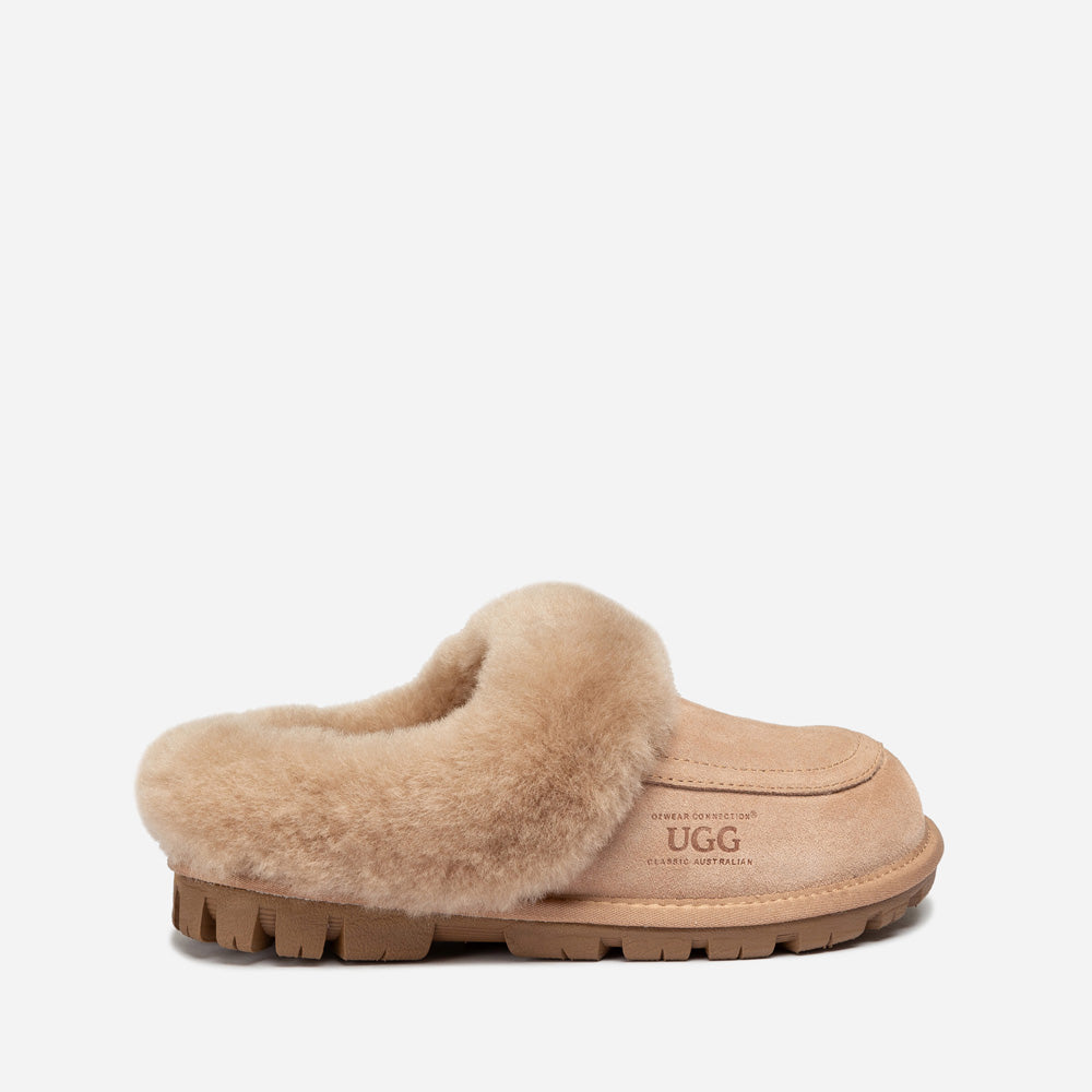 Ozwear Coquette Shearling Mule-PEROZ Accessories