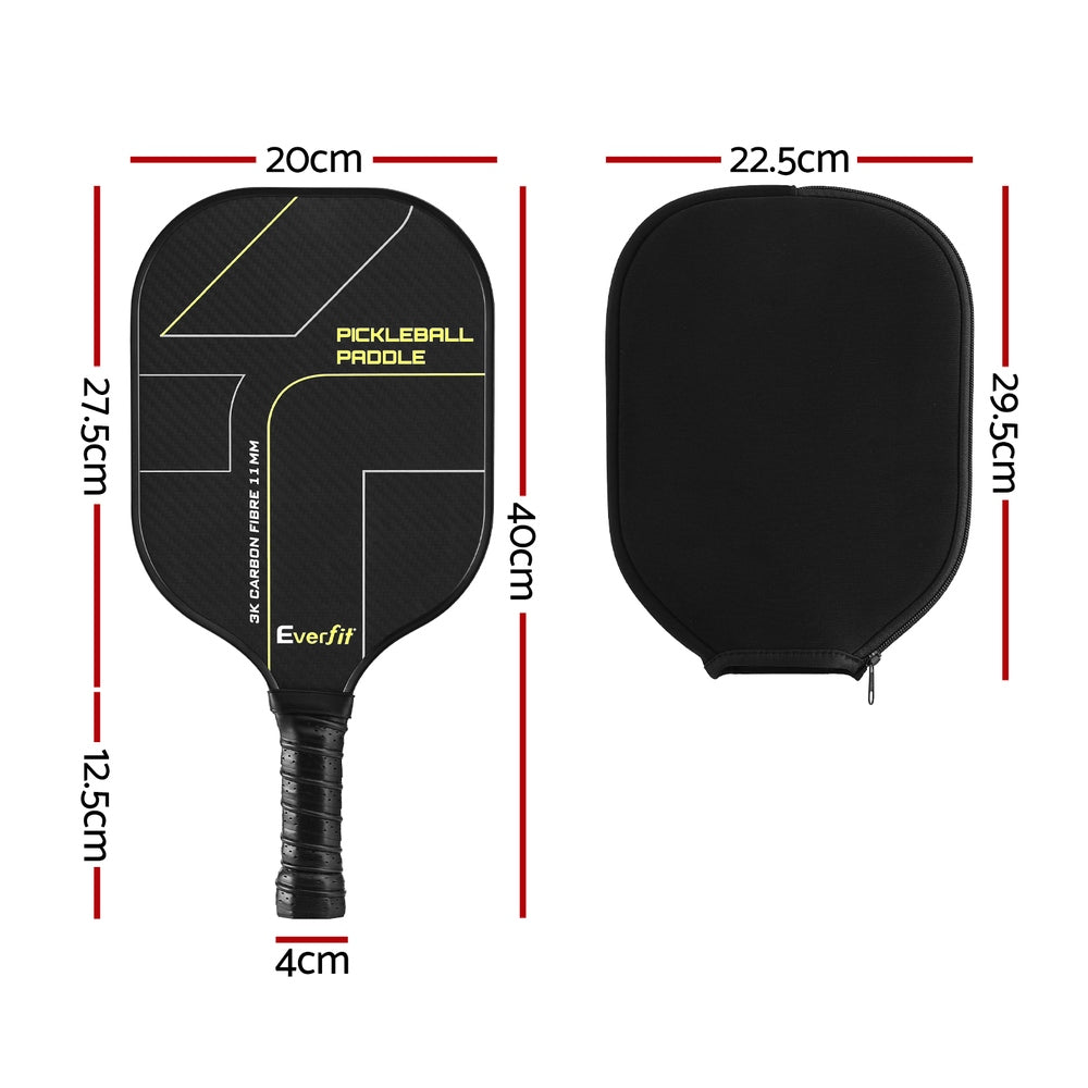 Everfit 2PCS Pickleball Paddles Set Outdoor Pickle Balls Rackets with Cover Bag Training-Baby & Kids > Baby & Kid&