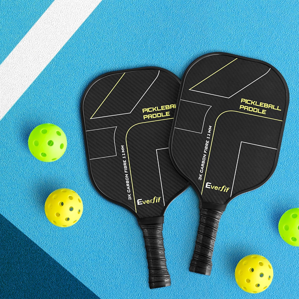 Everfit 2PCS Pickleball Paddles Set Outdoor Pickle Balls Rackets with Cover Bag Training-Baby & Kids > Baby & Kid&
