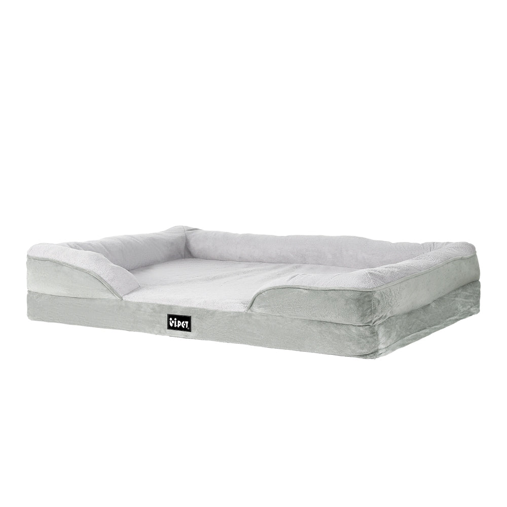 i.Pet Pet Bed Dog Calming Soft Cushion Egg Crate Large Sofa Washable Removable-Pet Care > Dog Supplies > Dog Beds-PEROZ Accessories