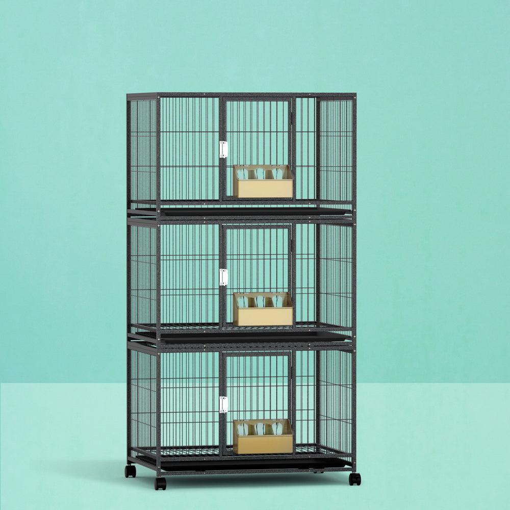 i.Pet Bird Cage Large Bird Cages Aviary Budgie Perch Cage Parrot Pet Stand Wheels-Pet Care > Bird > Bird Cages & Stands-PEROZ Accessories