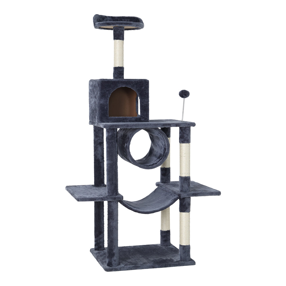 i.Pet Cat Tree 151cm Tower Scratching Post Scratcher Wood Condo House Bed Trees-Cat Trees-PEROZ Accessories