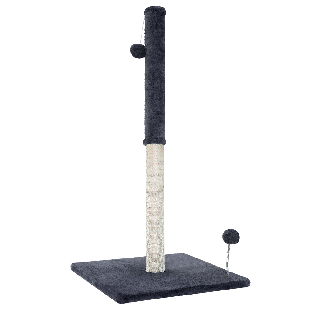i.Pet Cat Tree 105cm Scratching Post Scratcher Tower Condo House Hanging toys Grey-Cat Trees-PEROZ Accessories