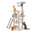 i.Pet Cat Tree 141cm Tower Scratching Post Scratcher Condo Wood House Bed Beige-Cat Trees-PEROZ Accessories