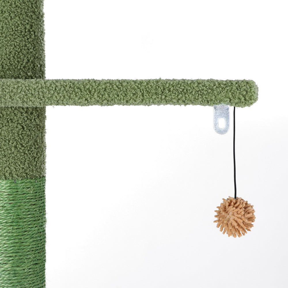 i.Pet Cat Tree Tower Scratching Post Scratcher Floor to Ceiling Cats Bed 290cm-Pet Care > Cat Supplies > Cat Scratching Posts-PEROZ Accessories