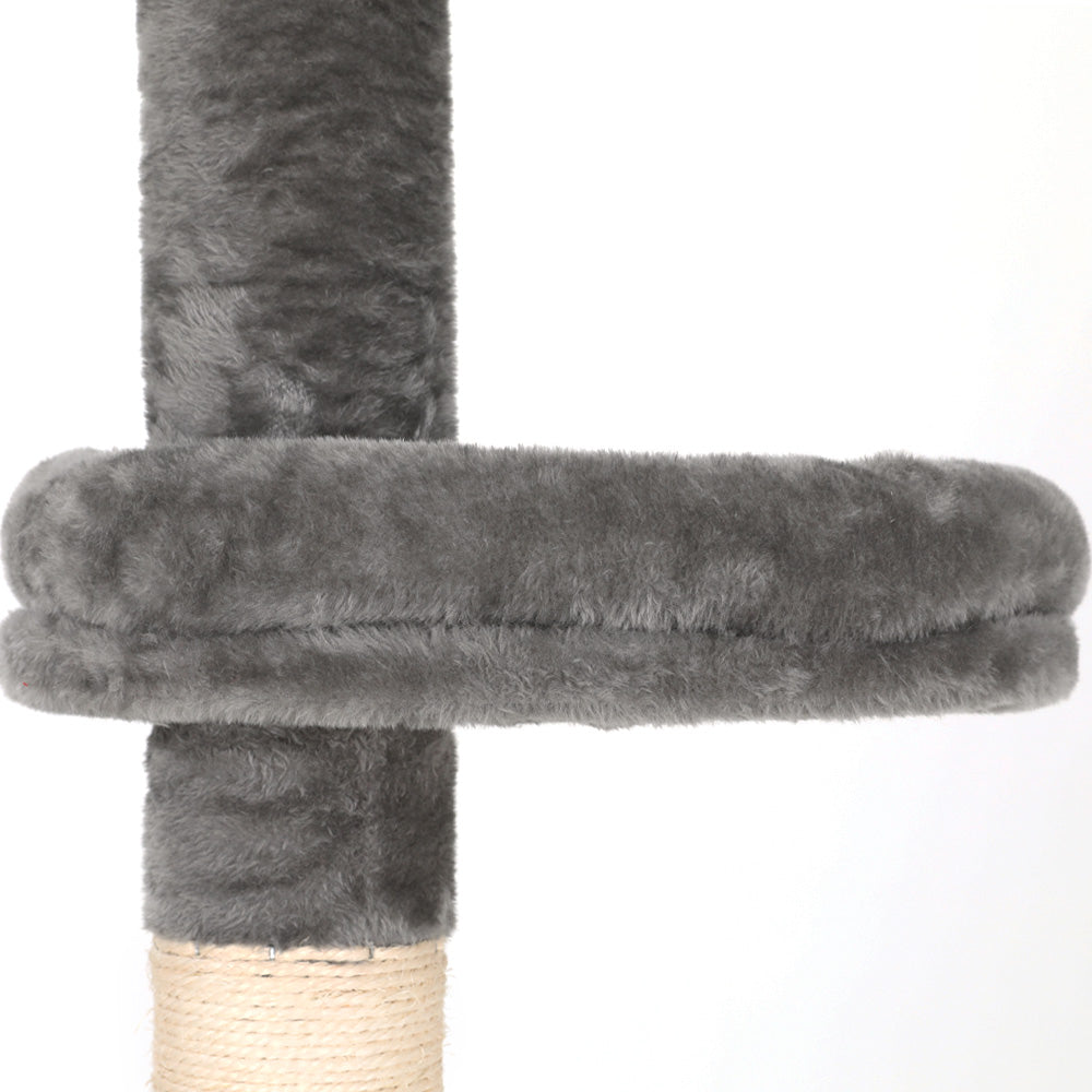 i.Pet Cat Tree 290cm Tower Scratching Post Scratcher Floor to Ceiling Cats Bed-Pet Care > Cat Supplies > Cat Scratching Posts-PEROZ Accessories