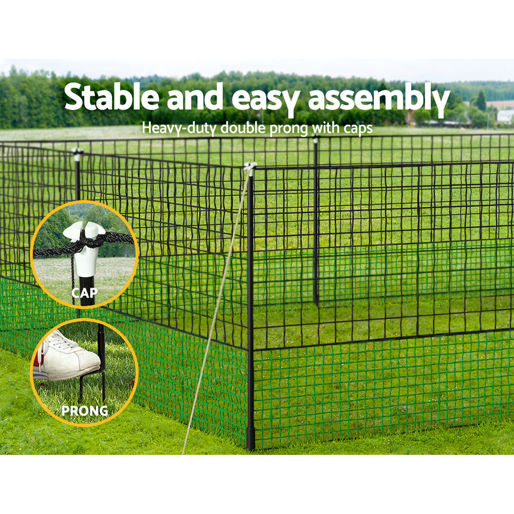 i.Pet Chicken Fence Electric 50Mx125CM Poultry Netting-Pet Care > Farm Supplies > Fencing-PEROZ Accessories