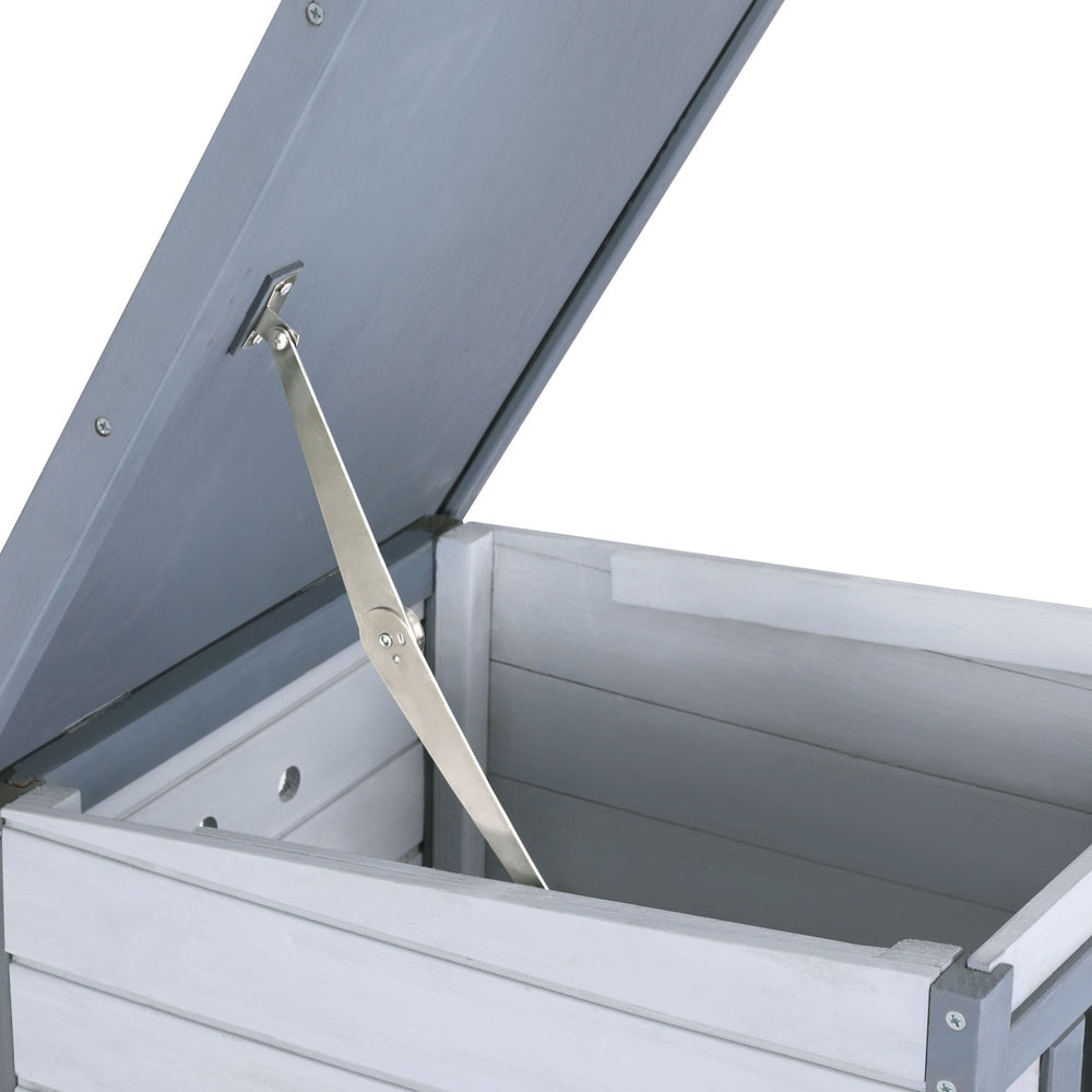 i.Pet Outdoor Cat House Rabbit Hutch Wooden Shelter Condo Small Enclosure Indoor Cat House Outdoor-Pet Care > Coops & Hutches > Small Animal Habitats & Cages-PEROZ Accessories