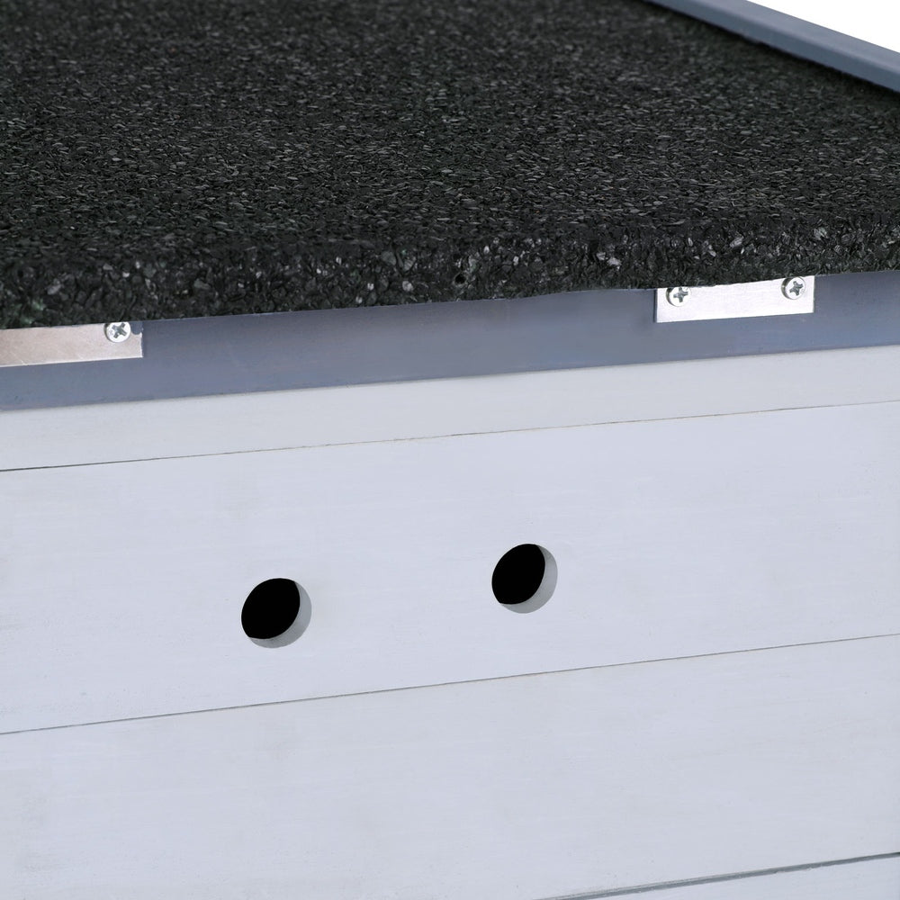 i.Pet Outdoor Cat House Rabbit Hutch Wooden Shelter Condo Small Enclosure Indoor Cat House Outdoor-Pet Care > Coops & Hutches > Small Animal Habitats & Cages-PEROZ Accessories