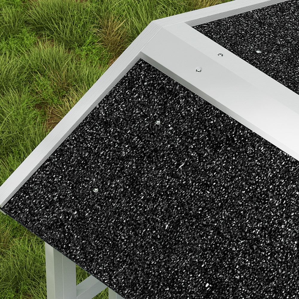 i.Pet Outdoor Cat House Shelter 72cm x 72cm x 127cm Rabbit Hutch Wooden Condo Small Outdoor Cat House-Pet Care > Coops & Hutches > Small Animal Habitats & Cages-PEROZ Accessories