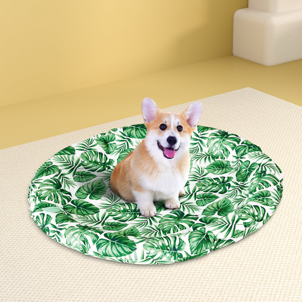 i.Pet Pet Cooling Mat Gel Dog Cat Self-cool Puppy Large Round Bed Summer Cushion-Pet Care > Dog Supplies > Dog Beds-PEROZ Accessories
