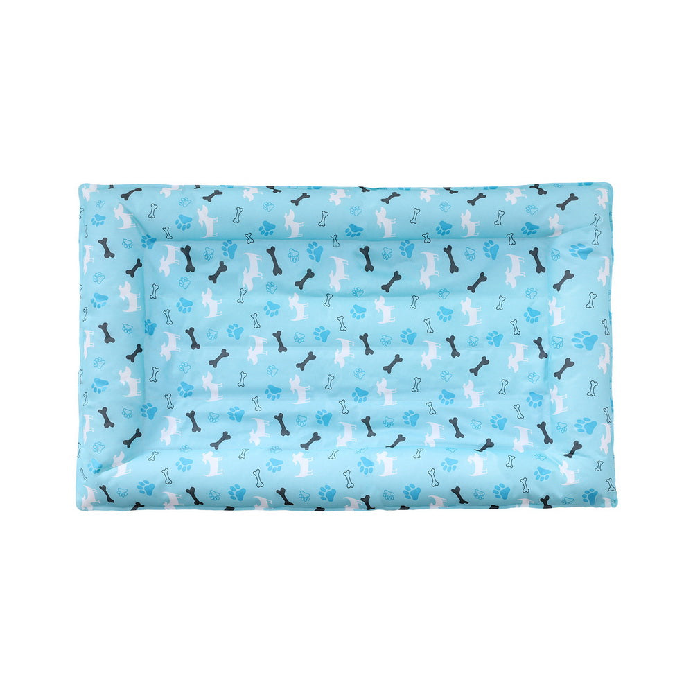 i.Pet Pet Cooling Mat Gel Dog Cat Self-cool Puppy Pad Large Bed Summer Blue-Pet Care > Dog Supplies > Dog Beds-PEROZ Accessories