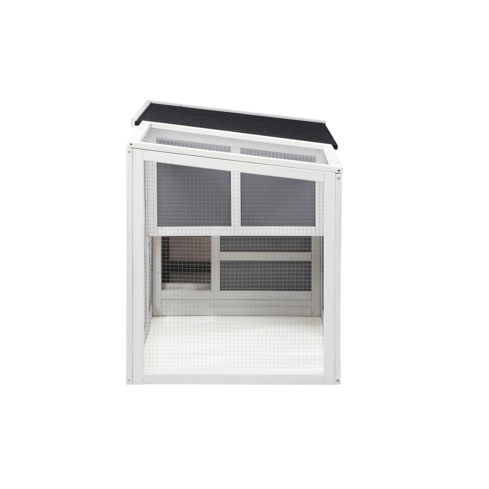 Alopet Chicken Coop Rabbit Hutch Wooden Cage Double Hatch-Wooden Hutch-PEROZ Accessories