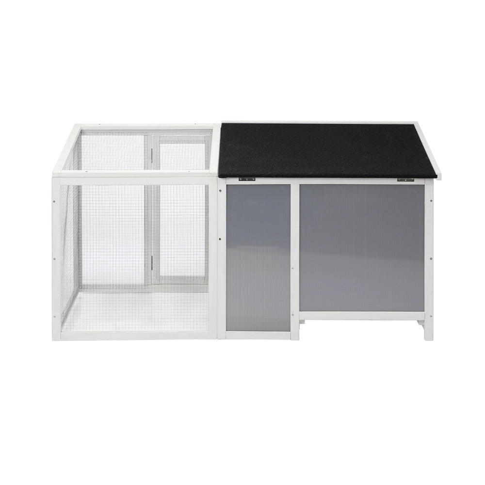 Alopet Chicken Coop Rabbit Hutch Wooden Cage Double Hatch-Wooden Hutch-PEROZ Accessories