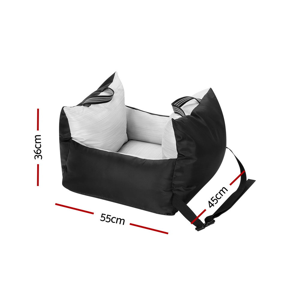 i.Pet Dog Car Seat Booster Cover Dog Bed Portable Waterproof Belt Non Slip-Auto Accessories > Auto Accessories Others > Automotive Decor-PEROZ Accessories