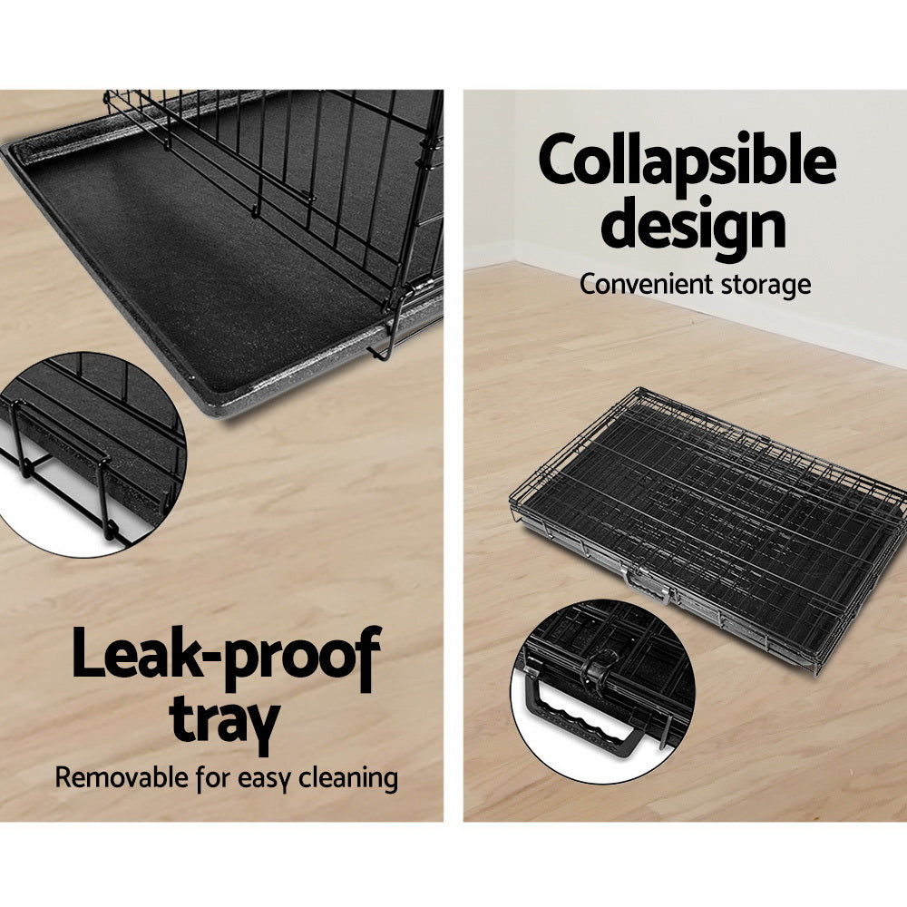 i.Pet 36" Dog Cage Crate Kennel 3 Doors-Pet Care > Dog Supplies-PEROZ Accessories